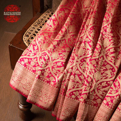 Threaded Tales: Timeless Beauty of Banarasi Shikargah Sarees