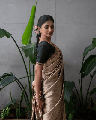Our top selling ROLEX weave banarasi silk saree -  KALUVA