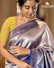 Load image into Gallery viewer, Rolex Weave Banarasi Saree with Kadwa Border – Bestseller Elegance