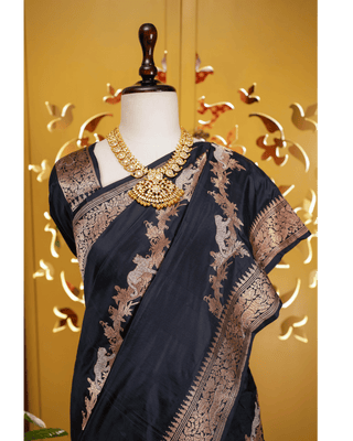 Masterpiece Sher Weave Kadwa Silk Saree – Handwoven Luxury