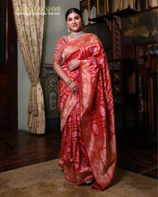 Load image into Gallery viewer, Singer Mangli – Cultural Heritage Banarasi Silk Saree