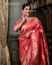 Load image into Gallery viewer, Singer Mangli – Cultural Heritage Banarasi Silk Saree