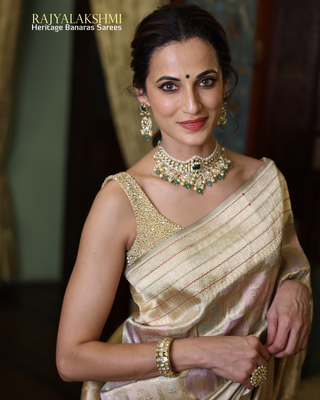 Shilpa Reddy – Rankat Banarasi Silk Saree with Kadwa Weave