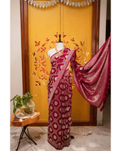 Load image into Gallery viewer, Master Weave Banarasi Silk Saree with Sona Roopa Zari