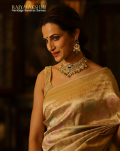 Load image into Gallery viewer, Shilpa Reddy – Rankat Banarasi Silk Saree with Kadwa Weave