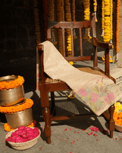 Load image into Gallery viewer, Half White Jamdani Cotton with Meenakari Border, 100% Real Silver Zari | Heritage