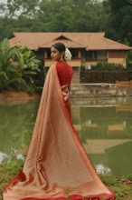 Load image into Gallery viewer, Alaru Deep Red with our signature Rolex weave shimmer