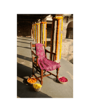 Load image into Gallery viewer, Maroon Jamdani Silk with Meenakari,100% Real Silver Zari | Bridal Edition