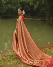 Load image into Gallery viewer, Alaru Deep Red with our signature Rolex weave shimmer