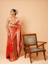 Load image into Gallery viewer, Banarasi Pure Silk Shikargah Saree | Pasidi Collection