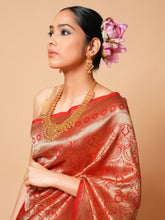 Load image into Gallery viewer, Banarasi Pure Silk Kadwa Meenakari Saree | Pasidi Collection
