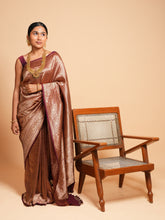 Load image into Gallery viewer, Banarasi Pure Silk Baluchari Brocade Saree | Pasidi Collection