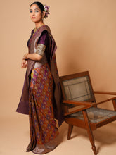 Load image into Gallery viewer, Banarasi Pure Silk Rankat Geometric Weave Saree | Pasidi Collection