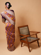 Load image into Gallery viewer, Banarasi Pure Silk Rankat Geometric Weave Saree | Pasidi Collection