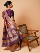 Load image into Gallery viewer, Banarasi Pure Silk Rankat Geometric Weave Saree | Pasidi Collection