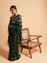 Load image into Gallery viewer, Banarasi Gajji Silk Shikargah Saree | Pasidi Collection