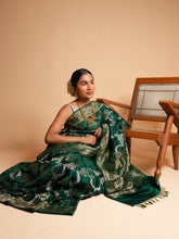 Load image into Gallery viewer, Banarasi Gajji Silk Shikargah Saree | Pasidi Collection