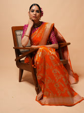 Load image into Gallery viewer, Banarasi Pure Silk Kadwa Meenakari Saree | Pasidi Collection