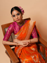 Load image into Gallery viewer, Banarasi Pure Silk Kadwa Meenakari Saree | Pasidi Collection