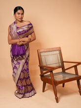 Load image into Gallery viewer, Banarasi Pure Silk Kadwa Meenakari Saree | Pasidi Collection