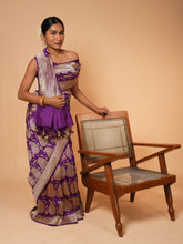 Load image into Gallery viewer, Banarasi Pure Silk Kadwa Meenakari Saree | Pasidi Collection