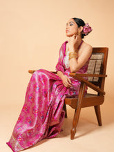 Load image into Gallery viewer, Banarasi Pure Silk Meenakari Brocade Saree | Pasidi Collection