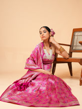 Load image into Gallery viewer, Banarasi Pure Silk Meenakari Brocade Saree | Pasidi Collection