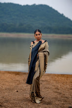 Load image into Gallery viewer, Enakshi Midnight Rebel Saree – Black Banarasi Pure Silk Brocade