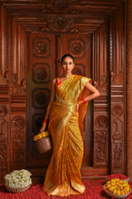 Load image into Gallery viewer, Alaru Mustard Geometric Meenakari