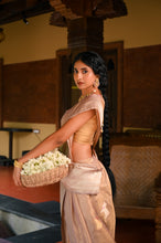 Load image into Gallery viewer, Alaru Meenakari Kadwa Tissue Gold