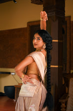 Load image into Gallery viewer, Alaru Meenakari Kadwa Tissue Gold