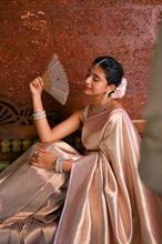 Load image into Gallery viewer, Alaru Pastel Rolex Signature Weave Lavender saree