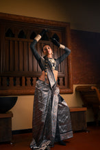 Load image into Gallery viewer, Alaru Black Roopa Zari Meenakari