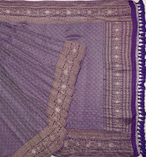 Load image into Gallery viewer, Purple Brocade Georgettes With Meenakari Saree | Banarasi Collection