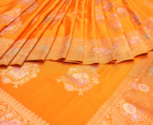 Load image into Gallery viewer, Yellow Masterweaves With Kadwa Meena Weaves Saree | Banarasi Collection