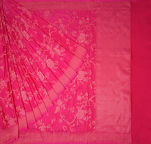 Load image into Gallery viewer, Pink Jamdani Silk Saree | Banarasi Collection