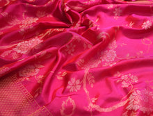 Load image into Gallery viewer, Pink Jamdani Silk Saree | Banarasi Collection