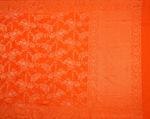 Load image into Gallery viewer, Orange Jamdani Silk Saree | Banarasi Collection