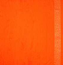 Load image into Gallery viewer, Orange Jamdani Silk Saree | Banarasi Collection