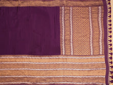 Load image into Gallery viewer, Purple Georgette Saree | Banarasi Collection
