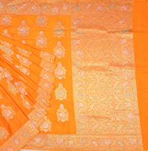 Load image into Gallery viewer, Yellow Masterweaves With Kadwa Meena Weaves Saree | Banarasi Collection