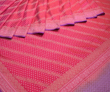 Load image into Gallery viewer, Pink Banaras Thanchu Weave Saree | Banarasi Collection