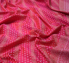 Load image into Gallery viewer, Pink Banaras Thanchu Weave Saree | Banarasi Collection