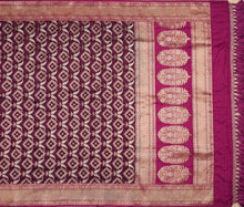 Load image into Gallery viewer, Magenta Pink Katan Weaves With Roopa Zari Saree | Banarasi Collection