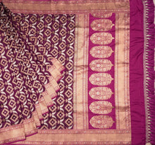 Load image into Gallery viewer, Magenta Pink Katan Weaves With Roopa Zari Saree | Banarasi Collection
