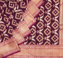 Load image into Gallery viewer, Magenta Pink Katan Weaves With Roopa Zari Saree | Banarasi Collection