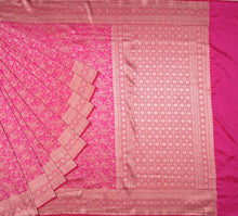 Load image into Gallery viewer, Pink Shikargah Weave Saree | Banarasi Collection
