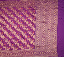 Load image into Gallery viewer, Purple Shikargah With Meenakari Saree | Banarasi Collection