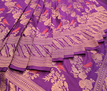 Load image into Gallery viewer, Purple Shikargah With Meenakari Saree | Banarasi Collection
