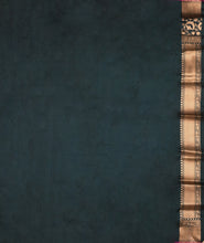 Load image into Gallery viewer, Green Brocade Meenakari Saree | Banarasi Collection